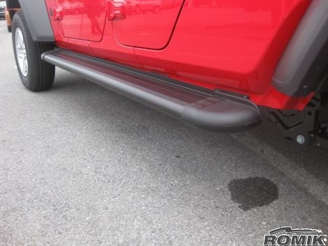 Romik 21316419 Jeep Gladiator Running Boards RB2-TB Side Steps 2020 - Present Anodized Black Romik - Truck Part Superstore