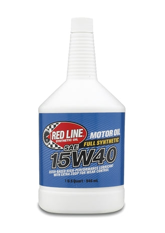 Red Line Oil 21404 15W40 Synthetic Motor Oil 1 Quart Red Line Oil - Truck Part Superstore