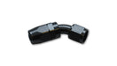 Vibrant Performance 21412 45 Degree Hose End Fitting; Hose Size: -12AN; 6061 Aluminum; Anodized Black; - Truck Part Superstore