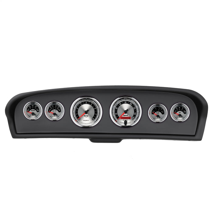 AutoMeter 2144-01 DIRECT FIT DASH KIT; FORD TRUCK 61-66; TACH/MPH/FUEL/OILP/WTMP/VOLT; AMERICAN MU - Truck Part Superstore