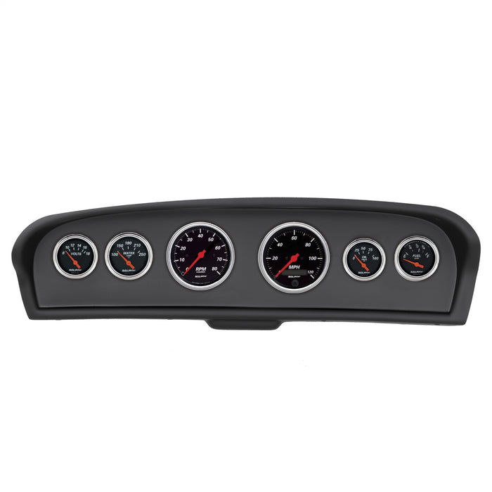 AutoMeter 2144-06 DIRECT FIT DASH KIT; FORD TRUCK 61-66; TACH/MPH/FUEL/OILP/WTMP/VOLT; DESIGNER BL - Truck Part Superstore