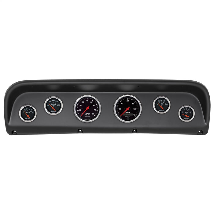 AutoMeter 2145-06 DIRECT FIT DASH KIT; FORD TRUCK 67-72; TACH/MPH/FUEL/OILP/WTMP/VOLT; DESIGNER BL - Truck Part Superstore