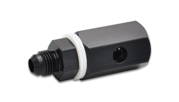 Vibrant Performance 16722 Roll Over Valve; Size: -12AN; 6061 Aluminum; Anodized Black; - Truck Part Superstore