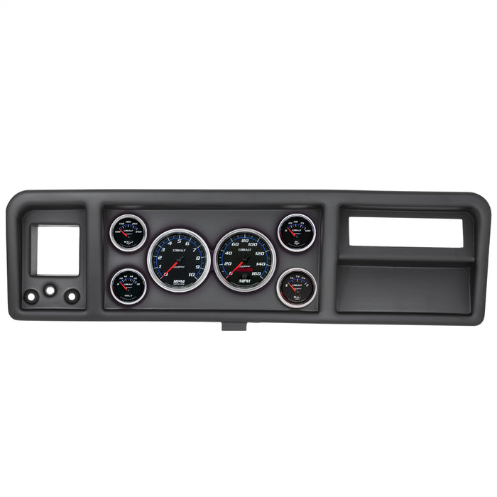 AutoMeter 2146-05 DIRECT FIT DASH KIT; FORD TRUCK 73-79; TACH/MPH/FUEL/OILP/WTMP/VOLT; COBALT - Truck Part Superstore