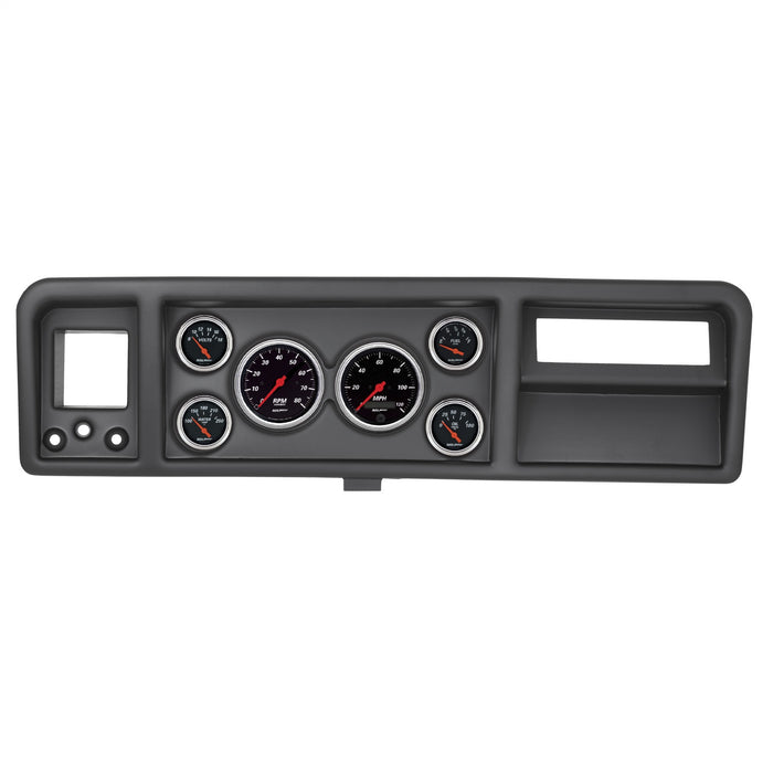 AutoMeter 2146-06 DIRECT FIT DASH KIT; FORD TRUCK 73-79; TACH/MPH/FUEL/OILP/WTMP/VOLT; DESIGNER BL - Truck Part Superstore
