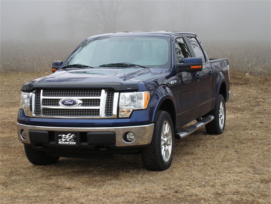 Stampede 2149-2 Vigilante Premium Hood Protector; Smoke; Front Grille; - Truck Part Superstore