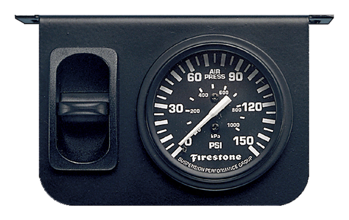 Firestone Ride-Rite 2149 Air Adjustable Leveling Control Panel; Single Pneumatic Control; 0-150 psi; - Truck Part Superstore