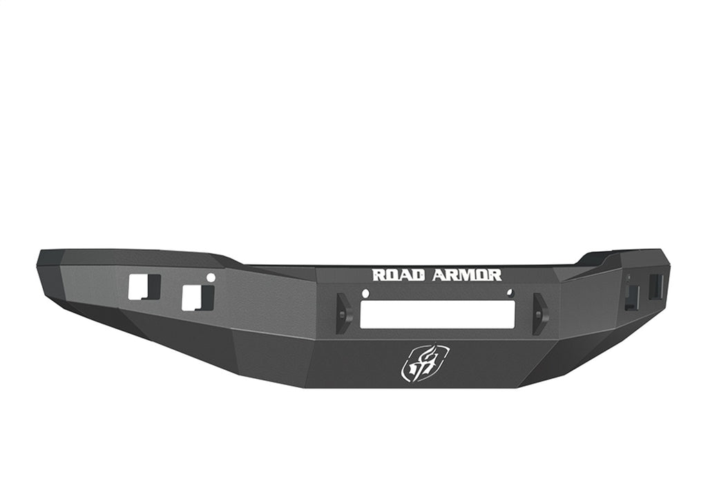 Road Armor 214R0B-NW Stealth Non-Winch Front Bumper; Satin Black; Square Fog Light Holes; - Truck Part Superstore