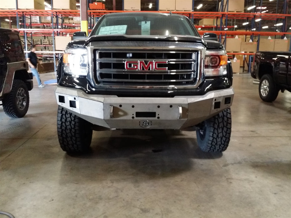 Road Armor 214R0B Stealth Winch Front Bumper; Steel; Satin Black; Square Fog Light Holes; - Truck Part Superstore