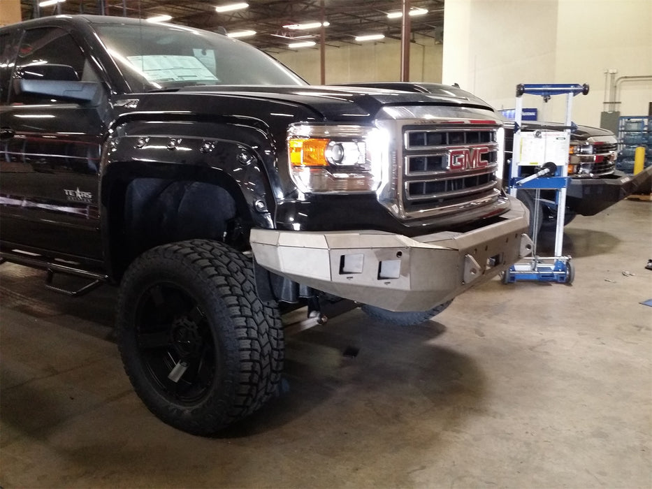 Road Armor 214R0B Stealth Winch Front Bumper; Steel; Satin Black; Square Fog Light Holes; - Truck Part Superstore