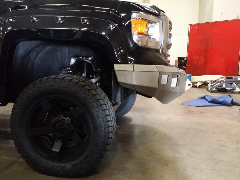 Road Armor 214R0B Stealth Winch Front Bumper; Steel; Satin Black; Square Fog Light Holes; - Truck Part Superstore
