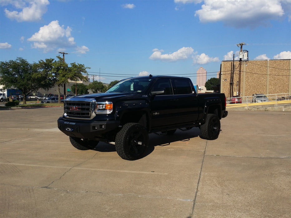 Road Armor 214R0B Stealth Winch Front Bumper; Steel; Satin Black; Square Fog Light Holes; - Truck Part Superstore