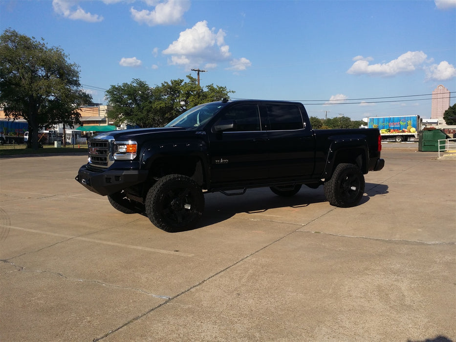 Road Armor 214R0B Stealth Winch Front Bumper; Steel; Satin Black; Square Fog Light Holes; - Truck Part Superstore