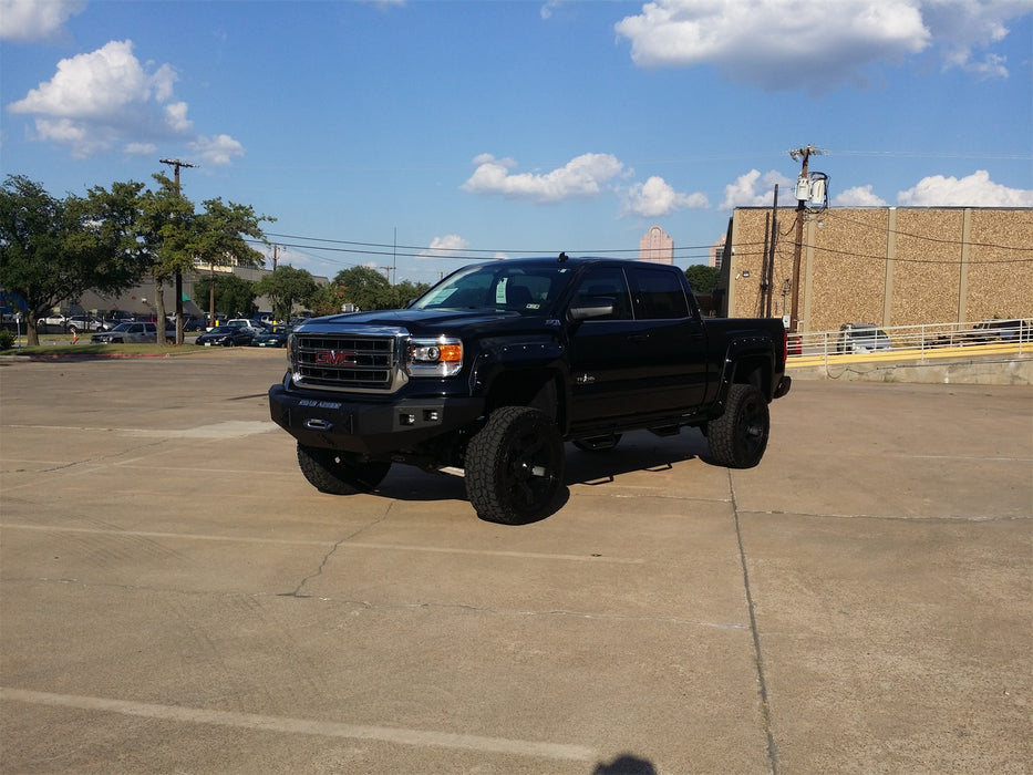 Road Armor 214R0B Stealth Winch Front Bumper; Steel; Satin Black; Square Fog Light Holes; - Truck Part Superstore