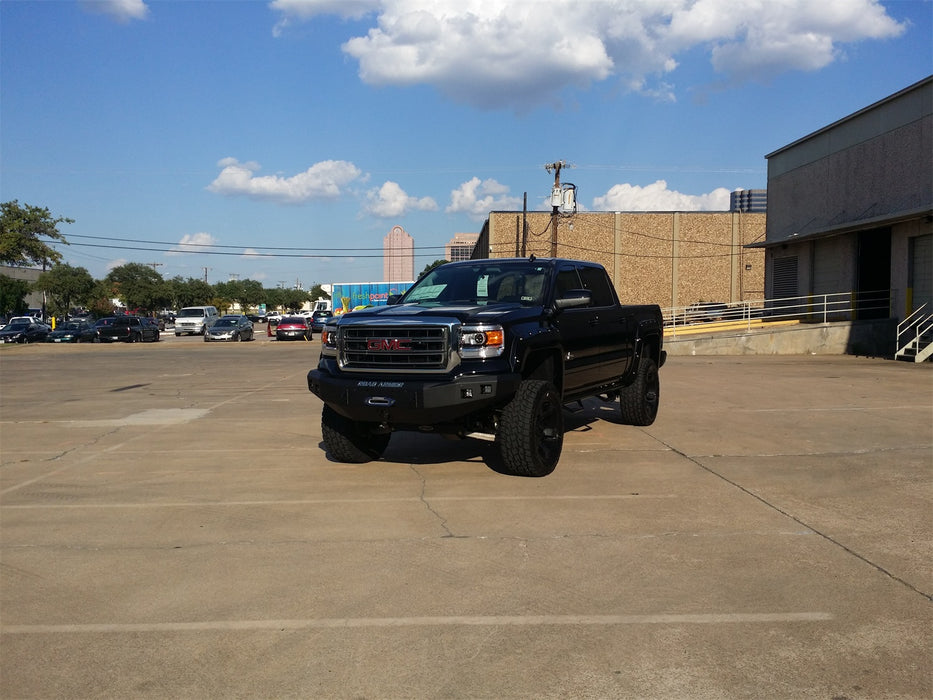 Road Armor 214R0B Stealth Winch Front Bumper; Steel; Satin Black; Square Fog Light Holes; - Truck Part Superstore