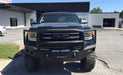 Road Armor 214R5B Stealth Winch Front Bumper; Lonestar Guard; Satin Black; Square Fog Light Holes; - Truck Part Superstore