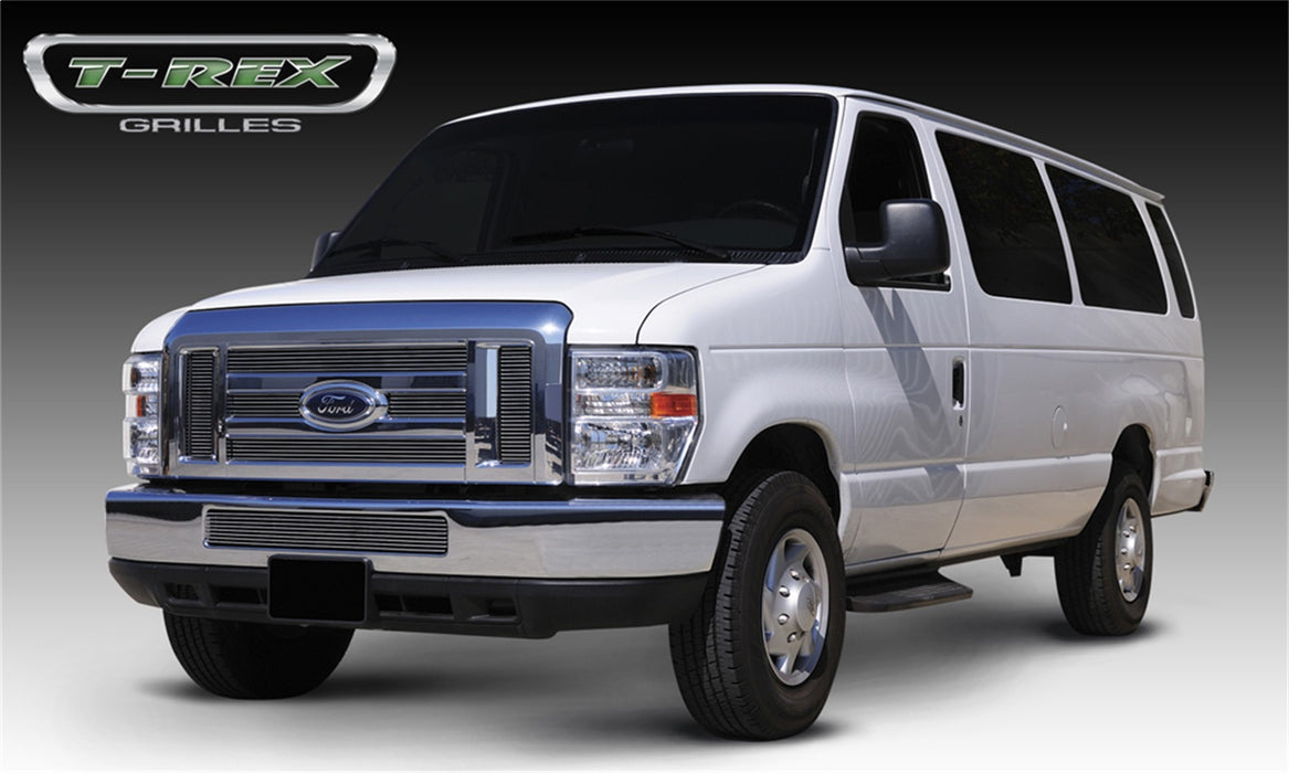 T-Rex Grilles 21501 Billet Series Grille; Horizontal; Aluminum; Polished; 6 Pc; Overlay; - Truck Part Superstore
