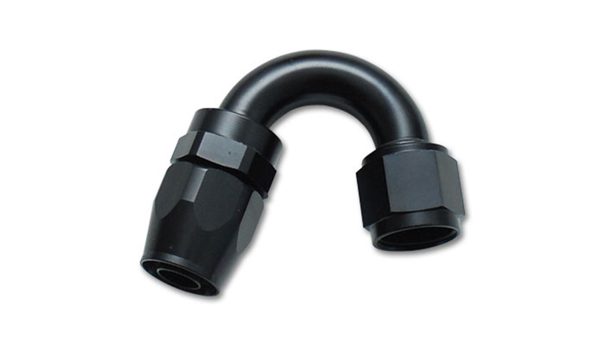 Vibrant Performance 21504 150 Degree Hose End Fitting; Hose Size: -4AN; 6061 Aluminum; Anodized Black; - Truck Part Superstore