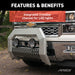 ARIES 2152000 ARIES 2152000 AdvantEDGE Chrome Aluminum Truck Bull Bar; Select Toyota Tundra - Truck Part Superstore