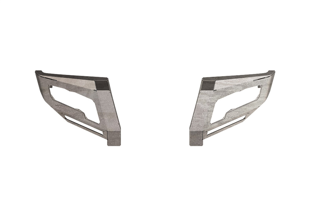 Road Armor 2152DF0 Identity Front Bumper Components; Standard End Pods; Raw Steel; - Truck Part Superstore