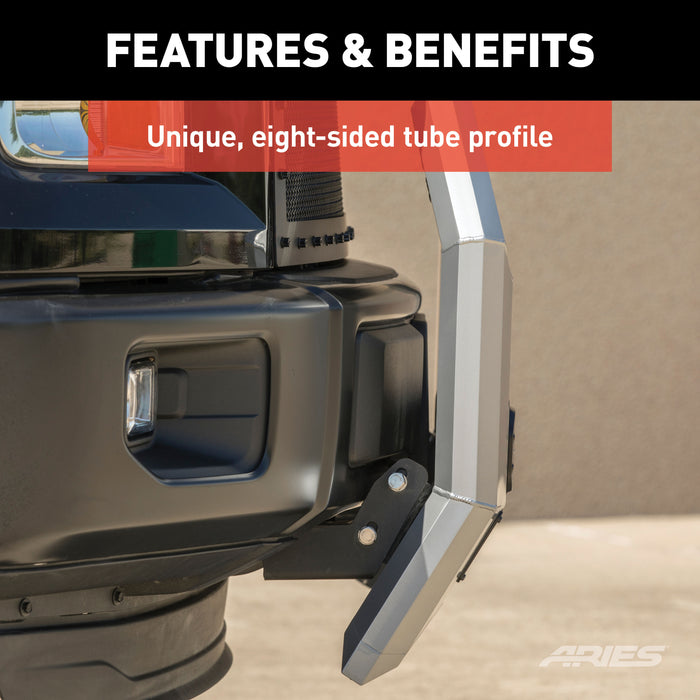 ARIES 2153000 ARIES 2153000 AdvantEDGE Chrome Aluminum Truck Bull Bar, Select Ford F-150 - Truck Part Superstore