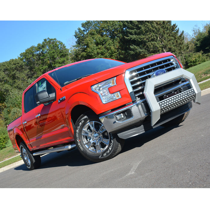 ARIES 2153000 ARIES 2153000 AdvantEDGE Chrome Aluminum Truck Bull Bar, Select Ford F-150 - Truck Part Superstore