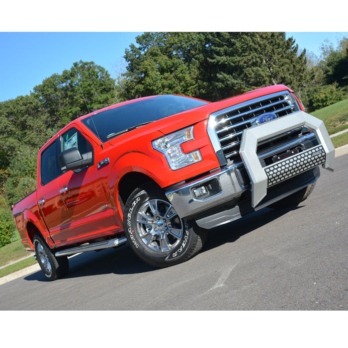 ARIES 2153002 AdvantEDGE 5-1/2in. Chrome Aluminum Bull Bar; Select Ford F250; F350; F450; F550 - Truck Part Superstore