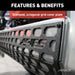 ARIES 2155001 AdvantEDGE 5-1/2in. Chrome Aluminum Bull Bar; Select Dodge; Ram 2500; 3500 - Truck Part Superstore