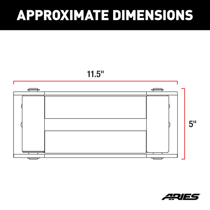 ARIES 2156071 ARIES 2156071 Winch Roller Fairlead - Truck Part Superstore