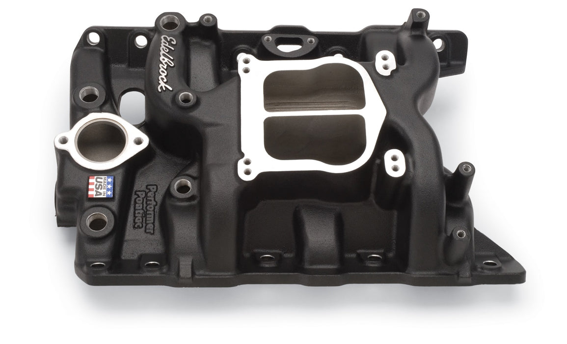 Edelbrock 21563 Edelbrock Performer Pontiac Intake Manifold for Pontiac 326-455 V8 - Truck Part Superstore