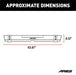 ARIES 2157000 TrailCrusher Jeep Wrangler JK Steel Rear Bumper; 12.5K - Truck Part Superstore
