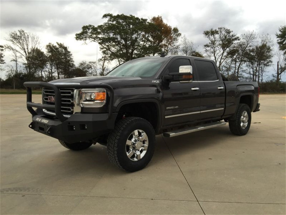 Road Armor 215R5B Stealth Winch Front Bumper; Lonestar Guard; Satin Black; Square Fog Light Holes; - Truck Part Superstore
