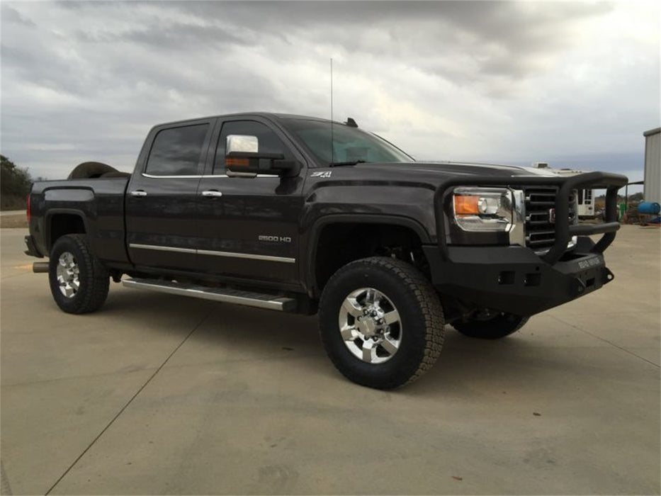 Road Armor 215R5B Stealth Winch Front Bumper; Lonestar Guard; Satin Black; Square Fog Light Holes; - Truck Part Superstore