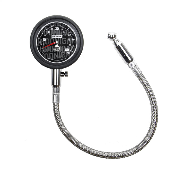AutoMeter 2160-09000 GAUGE; TIRE PRESSURE; 0-60PSI; HOONIGAN; ANALOG - Truck Part Superstore