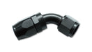 Vibrant Performance 21604 60 Degree Hose End Fitting; Hose Size: -4AN; 6061 Aluminum; Anodized Black; - Truck Part Superstore