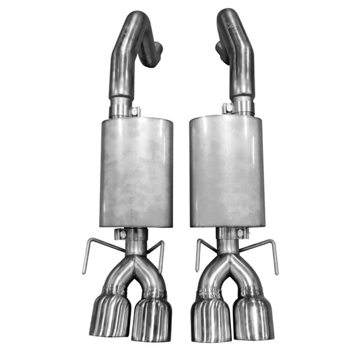 Kooks Custom Headers 21606300 2-1/2in. Axle-Back w/SS Tips. 2009-2013 Corvette. Connects to OEM Exhaust. - Truck Part Superstore