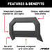 ARIES 2162000 ARIES 2162000 AdvantEDGE Black Aluminum Truck Bull Bar; Select Toyota Tundra - Truck Part Superstore