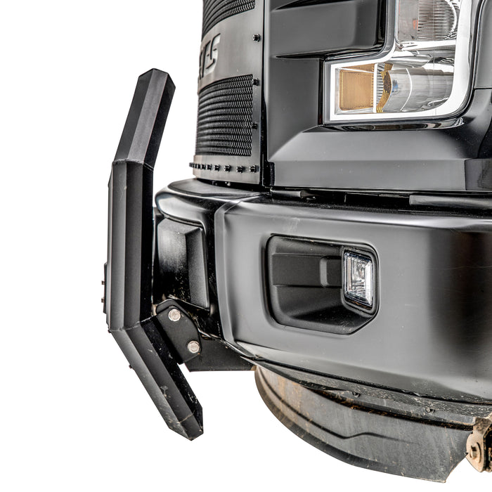 ARIES 2163100 AdvantEDGE 5-1/2in. Black Aluminum Bull Bar with Lights; Select Ford F-150 - Truck Part Superstore