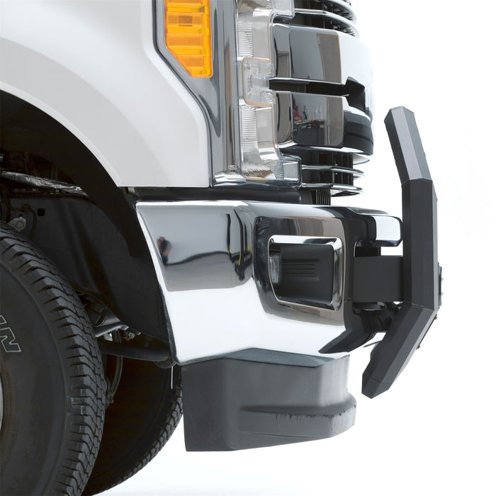 ARIES 2163103 AdvantEDGE 5-1/2in. Black Aluminum Bull Bar with Lights; Select Ford Super Duty - Truck Part Superstore