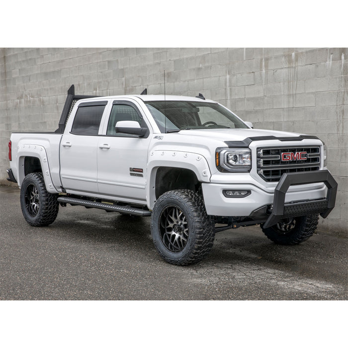 ARIES 2164000 AdvantEDGE 5-1/2in. Black Aluminum Bull Bar; Select Silverado; Sierra 1500 - Truck Part Superstore