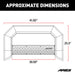 ARIES 2164001 AdvantEDGE 5-1/2in. Black Aluminum Bull Bar; Select Silverado; Sierra 2500; 3500 - Truck Part Superstore