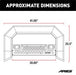 ARIES 2164103 AdvantEDGE 5-1/2in. Black Aluminum Bull Bar with Lights; Select Silverado; Sierr - Truck Part Superstore