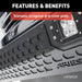 ARIES 2164103 AdvantEDGE 5-1/2in. Black Aluminum Bull Bar with Lights; Select Silverado; Sierr - Truck Part Superstore
