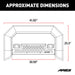 ARIES 2165100 AdvantEDGE 5-1/2in. Black Aluminum Bull Bar with Lights; Select Dodge; Ram 1500 - Truck Part Superstore