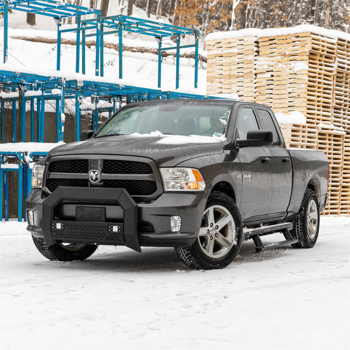 ARIES 2165100 AdvantEDGE 5-1/2in. Black Aluminum Bull Bar with Lights; Select Dodge; Ram 1500 - Truck Part Superstore