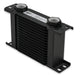 Earl's Performance 219ERL UltraPro Oil Cooler; Black; 19 Row; Narrow; 7/8-14 Female (-10 O-Ring Boss); - Truck Part Superstore