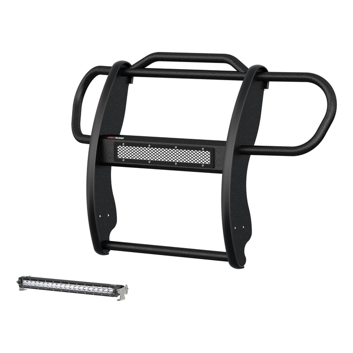 ARIES 2170031 Pro Series Black Steel Grille Guard with Light Bar; Select Jeep Renegade - Truck Part Superstore
