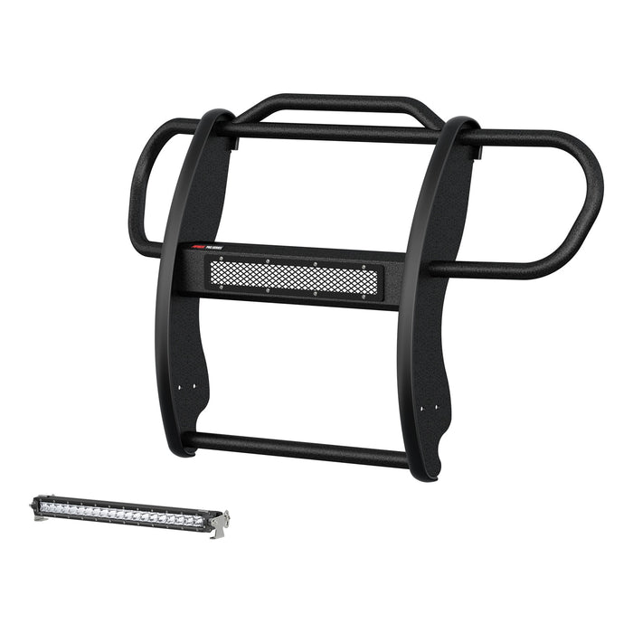 ARIES 2170031 Pro Series Black Steel Grille Guard with Light Bar; Select Jeep Renegade - Truck Part Superstore