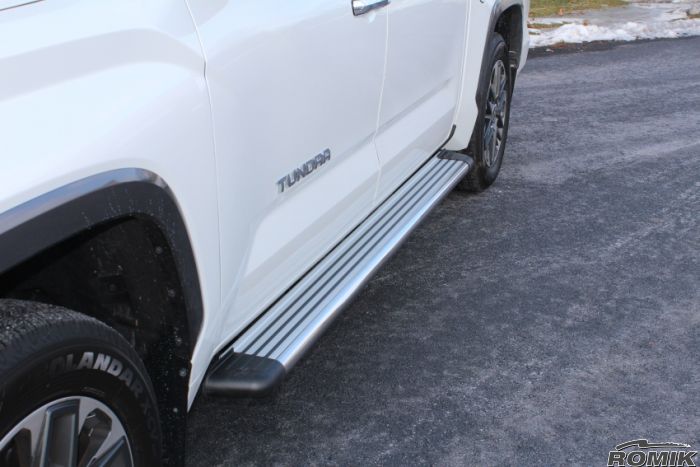 Romik 21728418 2022-Present Toyota Tundra Crew Max RB2-TS (DRP) Running Board Stainless Steel Romik - Truck Part Superstore