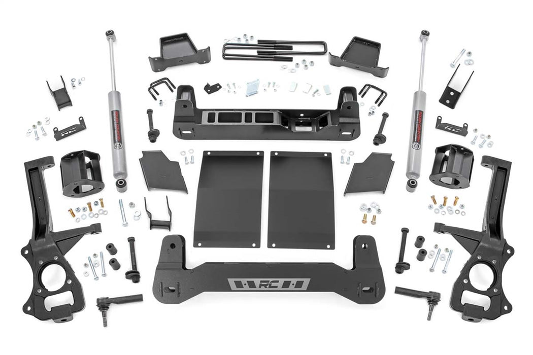 Rough Country 21731D 6.0 Inch Suspension Lift Kit Strut Spacers Diesel 19-20 Chevy 1500 PU 4WD/2WD Rough Country - Truck Part Superstore
